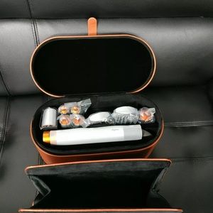 Dyson air wrap full set with case needs repair .